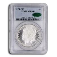1878-CC $1 Morgan PCGS MS-63 Rotated Reverse Error! Carson City