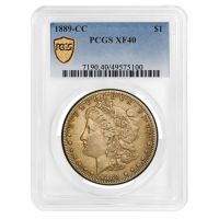 1889-CC Morgan Silver Dollar. MS-63 (PCGS). CAC., MS63 - PCGS