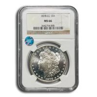 1878-CC Morgan Silver Dollar. AU-55 (PCGS)., AU55 - PCGS Auction