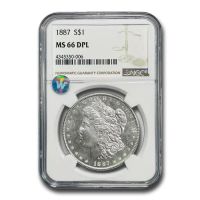 1887 Morgan Silver Dollar - PCGS MS63 - Certified & Graded