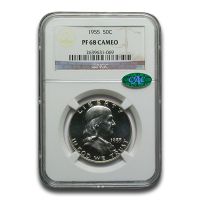 1955 50C, CAM (Proof) Franklin Half Dollar - PCGS CoinFacts