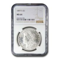 1897-S $1 NGC MS 64 Morgan Silver Dollar, MS64 - PCGS Auction Prices