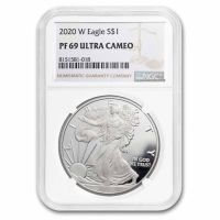 2020-W $1 Silver Eagle Congratulations Set FDI Washington DC Jim