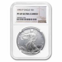 1993-P $1 Silver Eagle, DCAM (Proof) Silver Eagles - PCGS CoinFacts