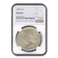 1925 US Peace Silver Dollar PCGS MS 63, MS63 - PCGS Auction Prices