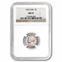1965 Jefferson Nickel SMS NGC MS-66, SP66 - PCGS Auction Prices