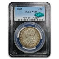 1833 50C O-106 (Regular Strike) Capped Bust Half Dollar - PCGS