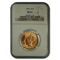 1932 $10 Indian Gold Eagle, MS 63 NGC, MS63 - PCGS Auction Prices