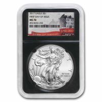 2017 $1 Silver Eagle First Strike (Regular Strike) Silver Eagles