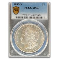 $1 1895-S PCGS MS64+ CAC, MS64+ - PCGS Auction Prices