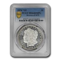 1878 7TF $1 Reverse of 1879, DMPL (Regular Strike) Morgan Dollar