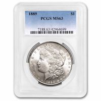 1889 Morgan Dollar $1 MS 63 NGC, MS63 - PCGS Auction Prices