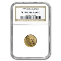 1995-W Gold Eagle $5 PCGS Proof 69 DCAM, PR69DCAM - PCGS Auction
