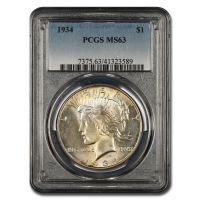 1934 Peace Silver Dollar. MS-67 (PCGS). CAC., MS67 - PCGS Auction