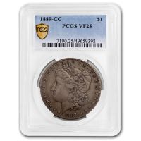 1889-CC Morgan Silver Dollar. MS-63 (PCGS). CAC., MS63 - PCGS