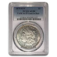 1878 8TF $1 VAM 20, Doubled Date HOT 50 (Regular Strike) Morgan
