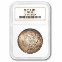 1879 S Morgan silver dollar MS65 by PCGS, MS65 - PCGS Auction Prices