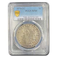 1879-CC Morgan Silver Dollar. Clear CC. MS-64 (PCGS)., MS64 - PCGS
