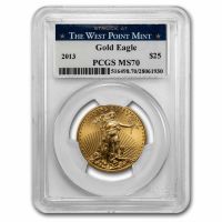 2013 $25 Half-Ounce Gold Eagle, First Release MS70 NGC. NGC Census