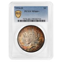 1934-D $1 (Regular Strike) Peace Dollar - PCGS CoinFacts
