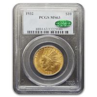 1932 $10 Indian Gold Eagle, MS 63 NGC, MS63 - PCGS Auction Prices