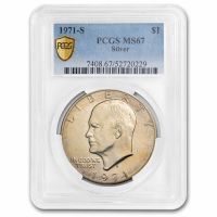 1971-S $1 PCGS MS66 (Silver), MS66 - PCGS Auction Prices