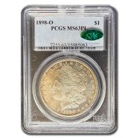 NGC 1898 O MS 63 Morgan Silver One Dollar S$1 Uncirculated