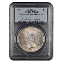 1922 PEACE SILVER DOLLAR PCGS MS 62, MS62 - PCGS Auction Prices