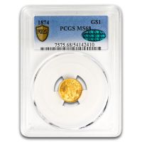 1874 G$1 MS62 PCGS, MS62 - PCGS Auction Prices