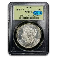 1884-O $1 Morgan Silver Dollar graded MS65 by NGC, MS65 - PCGS