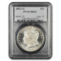 1882-CC $1 (Regular Strike) Morgan Dollar - PCGS CoinFacts