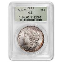 1881-CC $1 GSA Hoard (Regular Strike) Morgan Dollar - PCGS CoinFacts