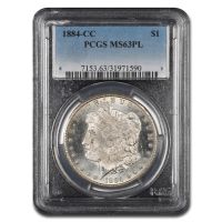 1884-CC Morgan Silver Dollar. MS-63 (NGC)., MS63 - PCGS Auction Prices