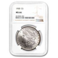 1900 $1 VAM 24, Doubled Wing TOP 100 (Regular Strike) Morgan