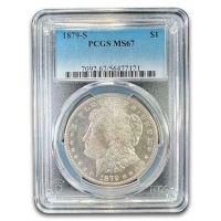 1879 S Morgan silver dollar MS65 by PCGS, MS65 - PCGS Auction Prices