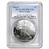 2000-P $1 Silver Eagle, DCAM (Proof) Silver Eagles - PCGS