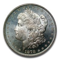 1878 8TF $1 VAM 17, Diagonal in 8 (Regular Strike) Morgan Dollar