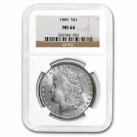 1889 Morgan Dollar $1 MS 63 NGC, MS63 - PCGS Auction Prices