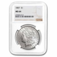 1887 $1 (Regular Strike) Morgan Dollar - PCGS CoinFacts