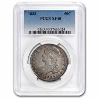 1833 50C (Regular Strike) Capped Bust Half Dollar - PCGS CoinFacts