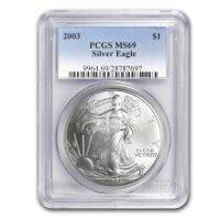 2003 $1 Silver Eagle (Regular Strike) Silver Eagles - PCGS CoinFacts