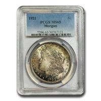 1921-P モルガンダラー PCGS MS64 Morgan dollar Set of 3: 1921-P, D, & S Morgan Dollar NGC/PCGS MS64 - Rare