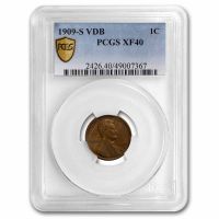 1909-S VDB 1C, BN (Regular Strike) Lincoln Cent (Wheat Reverse