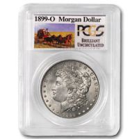 1899 O Morgan Silver Dollar Certified PCGS MS 63, MS63 - PCGS