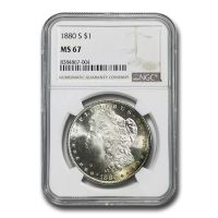 1880-S Morgan Silver Dollar. MS-69 (NGC)., MS69 - PCGS Auction Prices