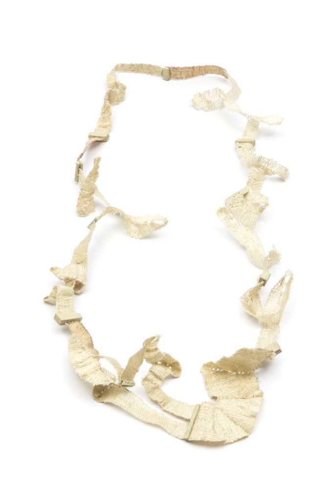 Fiber necklace