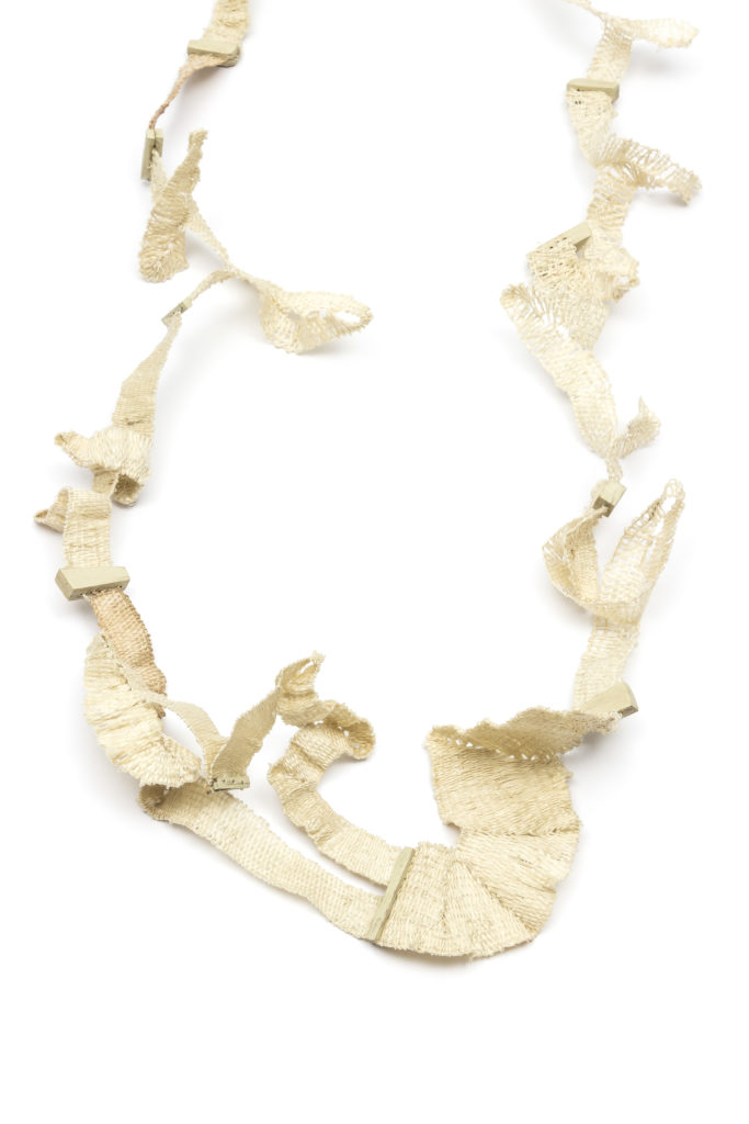 Fiber necklace