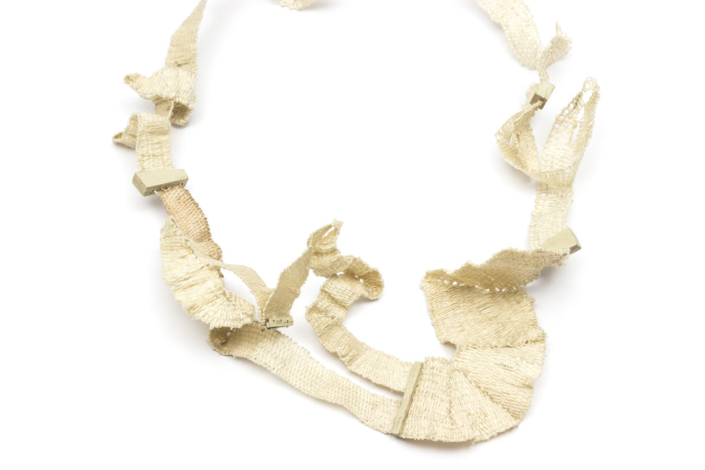 Fiber necklace