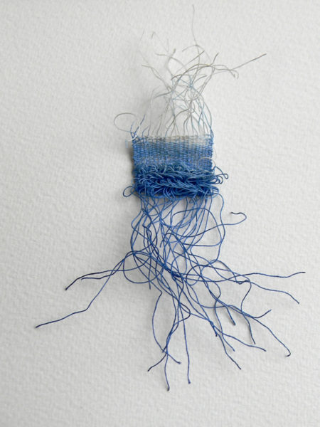 Small blue weaving