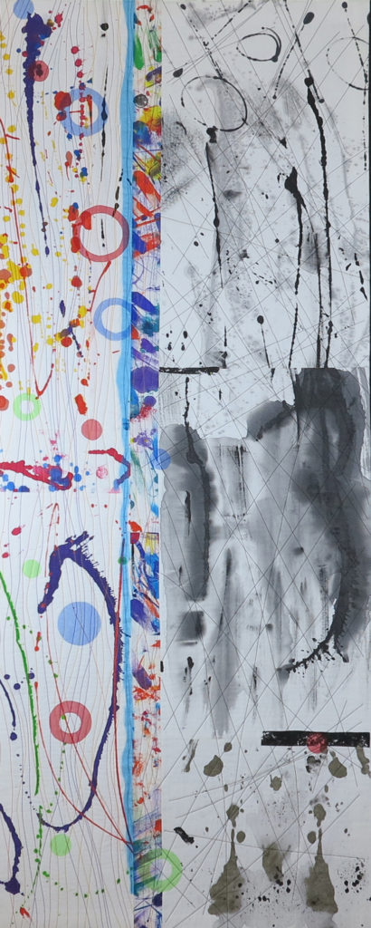 Aging On art quilt